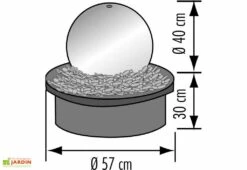 Fontaine Jardin Inox Atlantic -Outils De Jardinage 24003 schema atlantic web