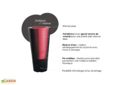 Pot De Fleurs En Plastique Open M Simple Ou Double Paroi (Ø 80 X 80 Cm) -Outils De Jardinage avantages pot fleurs double paroi