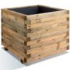 Bac à Fleurs Stockholm 100 Carré Maxi Volume (100x100x81) -Outils De Jardinage bac a fleurs stockholm 100 carre maxi volume