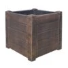 Roto Bac à Fleurs Teak S (30x30x30cm) 1 Roto Bac à Fleurs Teak S (30x30x30cm) -Outils De Jardinage bac a fleurs teck 6158