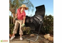 Composteur Rotatif 303L En Polyéthylène Lifetime 10 Composteur Rotatif 303L En Polyéthylène Lifetime -Outils De Jardinage bac compost 303 l polyethylene 2