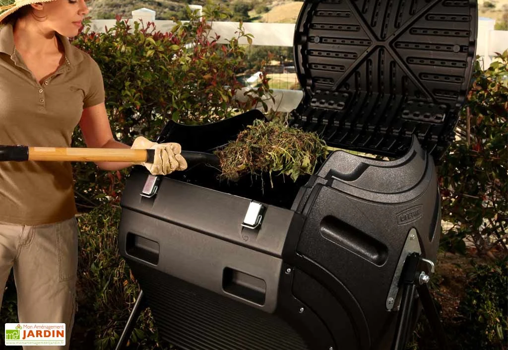 Composteur Rotatif 303L En Polyéthylène Lifetime 4 Composteur Rotatif 303L En Polyéthylène Lifetime – Image 2