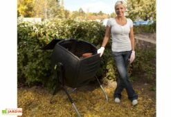 Composteur Rotatif 189L En Polyéthylène Lifetime -Outils De Jardinage bac composte 189 l polyethylene 3