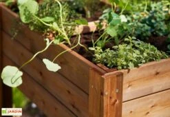 Carré Potager En Bois Autoclave Sur Pieds 80 X 80 Cm H. 88 Cm - Rezekne -Outils De Jardinage bac potager bois sur pieds ekju 253394