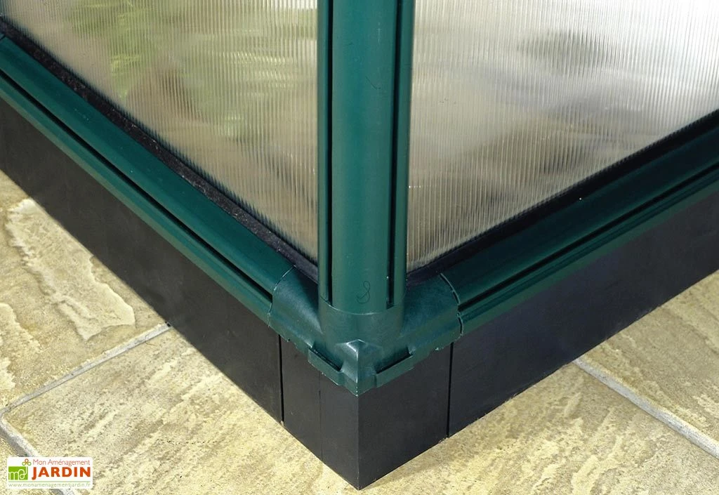 Base Pour Serre De Jardin Verte Polycarbonate Et PVC EcoGrow 3 Base Pour Serre De Jardin Verte Polycarbonate Et PVC EcoGrow