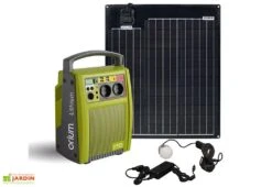 Batterie Nomade Solaire Izywatt 288 + Panneau Monocristallin 50 W