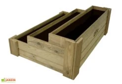 Carré Potager 3 étages En Bois De Pin Traité - 120 X 80 X 40 Cm 8 Carré Potager 3 étages En Bois De Pin Traité - 120 X 80 X 40 Cm -Outils De Jardinage carre potager 3 etages bois