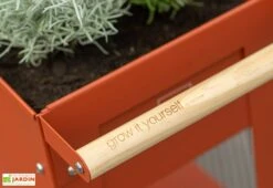 Carré Potager Sur Pieds Avec Roulettes - Barcelona -Outils De Jardinage carre potager lit culture