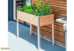 Potager Sur Pied En Bois Douglas 19 Mm – 100 X 45 X 80 Cm 7 Potager Sur Pied En Bois Douglas 19 Mm – 100 X 45 X 80 Cm -Outils De Jardinage carre potager sur pieds bois 19mm douglas france 100x45cm 1