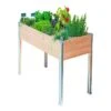 Potager Sur Pied En Bois Douglas 19 Mm – 100 X 45 X 80 Cm -Outils De Jardinage carre potager sur pieds bois 19mm douglas france 100x45cm 2