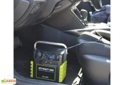 Station D’énergie Portable Avec Batterie Nomade 529 W – Izywatt 500 -Outils De Jardinage charge allume cigare batterie izywatt 500 orium