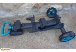 Chariot à Roulettes Pour Paniers De Récolte Kajo 15 L - Kaba -Outils De Jardinage chariot roulettes panier pliable bleu