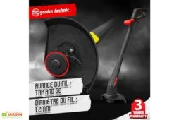 Tondeuse électrique 1300 W + Coupe-bordure électrique 250 W -Outils De Jardinage coupe bordure 1300w elem garden tde3213cb22 tap and go