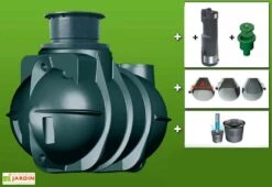 Cuve Recuperateur Eau Ready 2000 L -Outils De Jardinage cuve greenlife 2