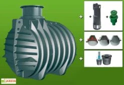 Cuve Recuperateur Eau Ready 4500 L -Outils De Jardinage cuve greenlife 4