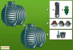 Cuve Recuperateur Eau Ready 12000 L -Outils De Jardinage cuve greenlife 7
