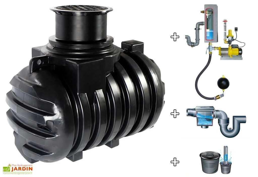 Cuve Recuperateur Eau Clever M 2000 L 3 Cuve Recuperateur Eau Clever M 2000 L