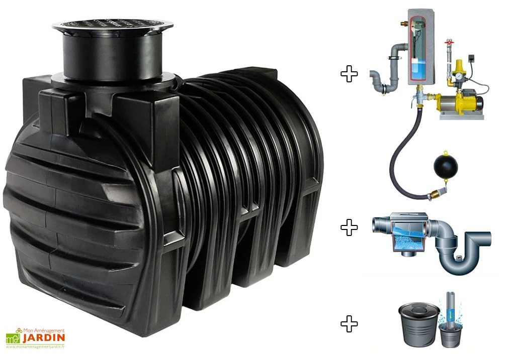 Cuve Recuperateur Eau Clever M 3400 L 3 Cuve Recuperateur Eau Clever M 3400 L