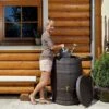 Garantia Cuve Récupération D’eau De Pluie Tonneau Vino -Outils De Jardinage cuve recuperation eau pluie decorative tonneau vin 2
