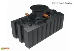 Cuve De Récupération D’eau De Pluie Enterrée – 2000 L Plate -Outils De Jardinage cuve recuperation eau pluie plate greenlife 2000l biovitor