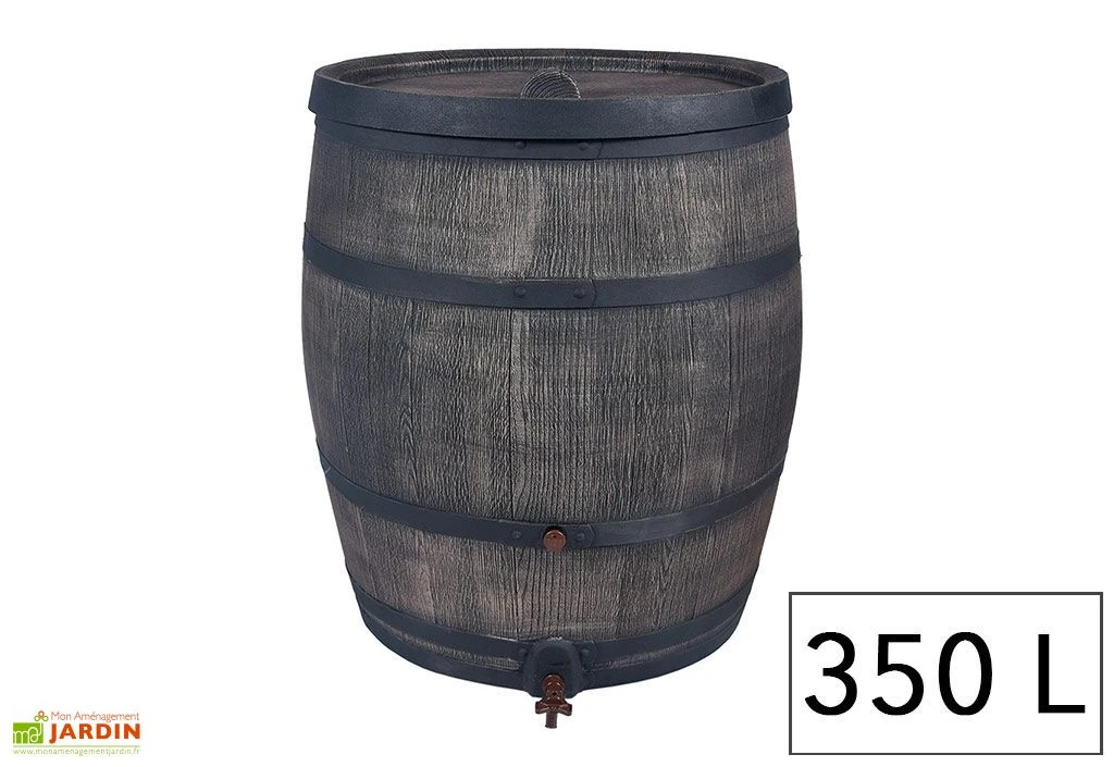 Roto Cuve Récupération D’Eau Pluie Tonneau 350 L 4 Roto Cuve Récupération D’Eau Pluie Tonneau 350 L – Image 2