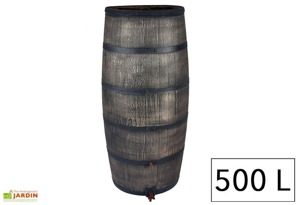 Roto Cuve Récupération D’Eau Pluie Tonneau 500 L 4 Roto Cuve Récupération D’Eau Pluie Tonneau 500 L – Image 2