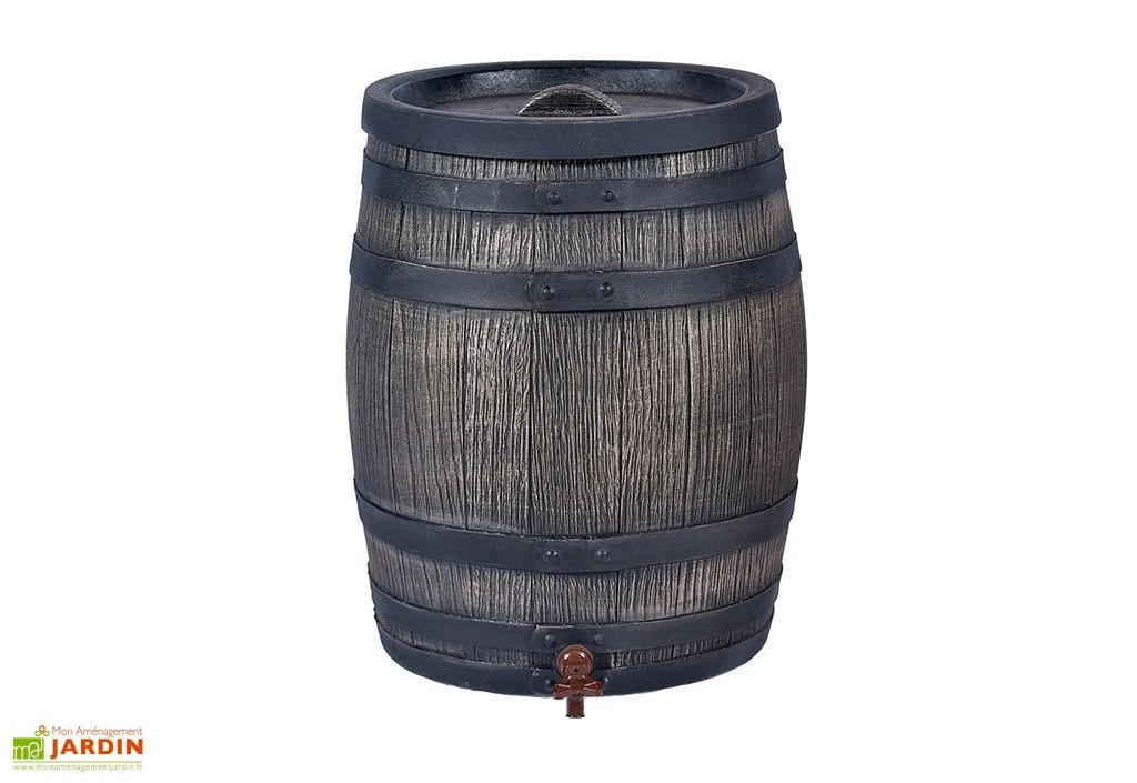 Roto Cuve Récupération D’Eau Pluie Tonneau 50L 4 Roto Cuve Récupération D’Eau Pluie Tonneau 50L – Image 2