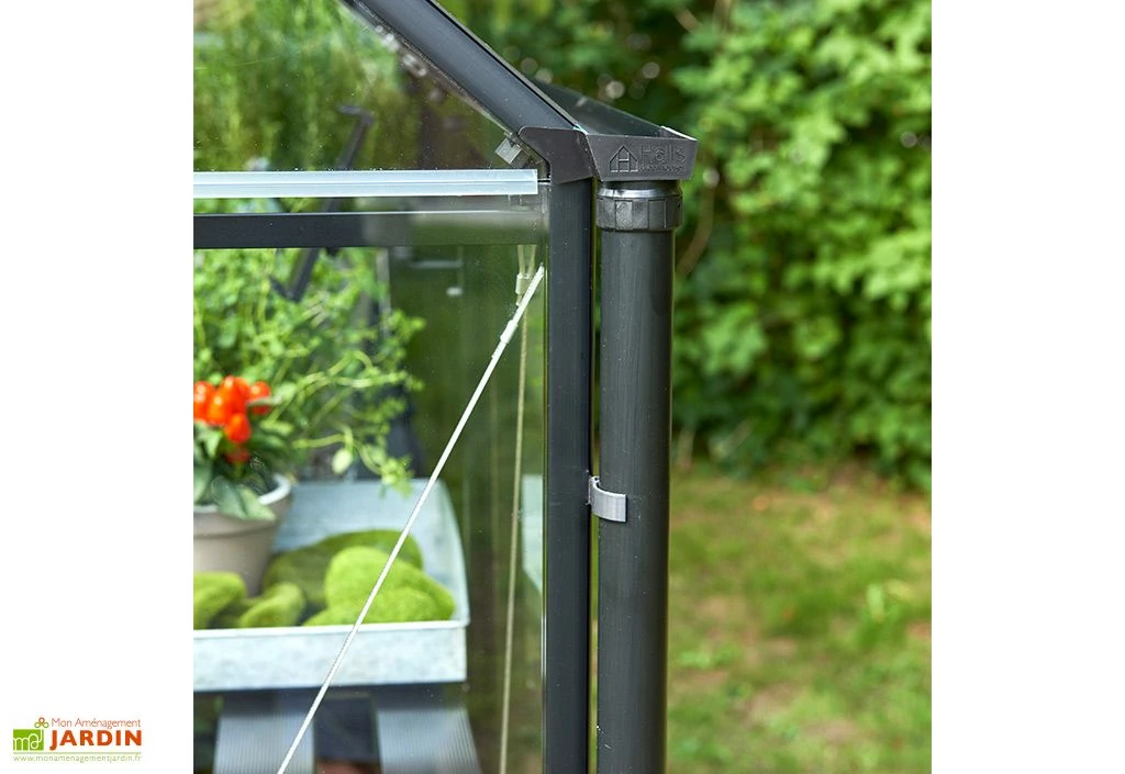 Descente De Gouttière En Plastique Pour Serre Halls Qube (2 Pièces) 3 Descente De Gouttière En Plastique Pour Serre Halls Qube (2 Pièces)