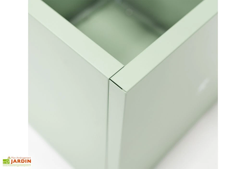 Jardinière Cube Vert Cactus En Métal Thermolaqué – 50 X 50 X 50 Cm 6 Jardinière Cube Vert Cactus En Métal Thermolaqué – 50 X 50 X 50 Cm – Image 4