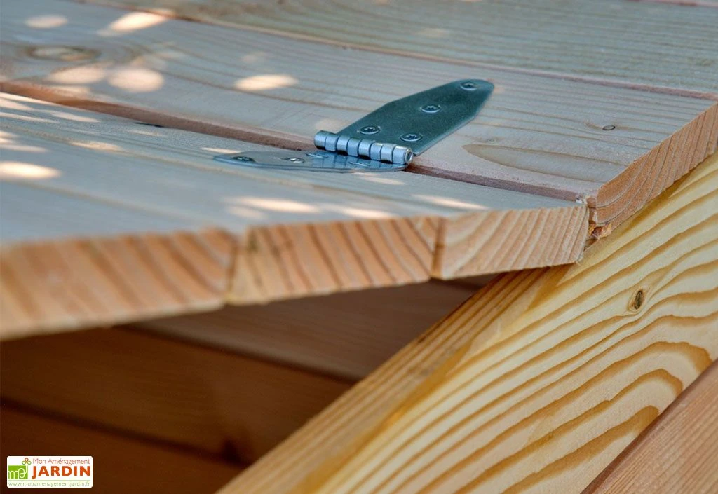 Composteur En Bois Douglas 850 L – 129 X 70 X 105 Cm 6 Composteur En Bois Douglas 850 L – 129 X 70 X 105 Cm – Image 4