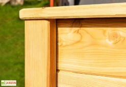 Jardinière En Bois De Mélèze Bac Potager 170 X 90 X 84 Cm -Outils De Jardinage details bac potager 170x84cm