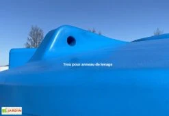 Cuve De Stockage D’eau En Polyéthylène 2100 L -Outils De Jardinage details citerne eau polyethylene 2000 l bleu