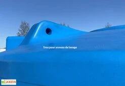 Cuve De Stockage D’eau En Polyéthylène 4800 L -Outils De Jardinage details cuve stockage eau polyethylene 5000 l bleu