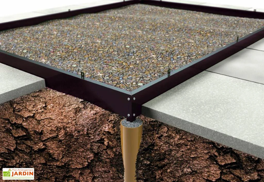 Halls Embase Pour Serre De Jardin En Acier Galvanisé Popular 66 (2 Coloris) 4 Halls Embase Pour Serre De Jardin En Acier Galvanisé Popular 66 (2 Coloris) – Image 2