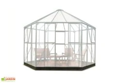 Halls Embase Pour Serre De Jardin En Acier Galvanisé Atrium Noir