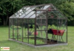 Embase En Acier Pour Serre Lily 6,2 M² -Outils De Jardinage embase serre lily aluminium introgrow 2