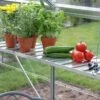 Etagère Rabattable Aluminium Anodisé -Outils De Jardinage etagere alu rabattable 1 2