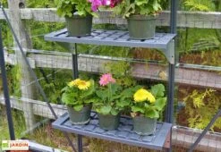 Étagère Double En PVC Pour Serre De Jardin -Outils De Jardinage etagere double pvc pour serre jardin 3