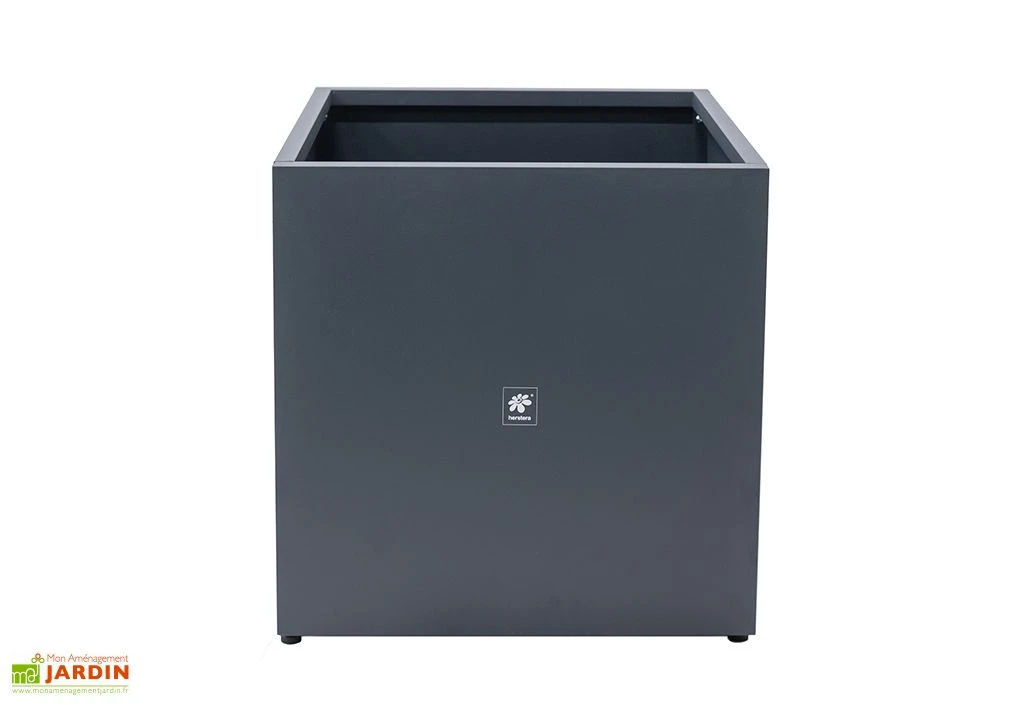 Jardinière Cube En Métal Thermolaqué - 70 X 70 X 70 Cm 5 Jardinière Cube En Métal Thermolaqué - 70 X 70 X 70 Cm – Image 3