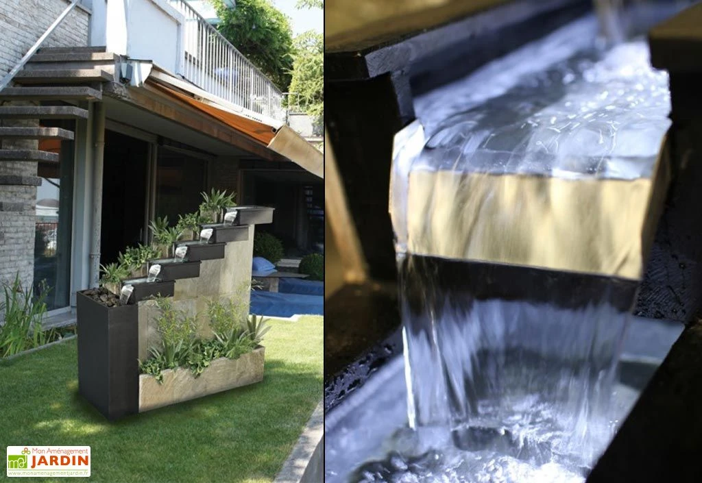 Fontaine De Jardin En Pierre Naturelle + Jardinière (120x43x120) 5 Fontaine De Jardin En Pierre Naturelle + Jardinière (120x43x120) – Image 3