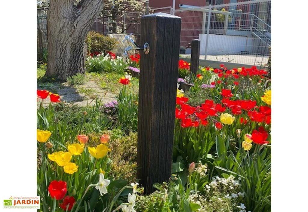 Roto Fontaine De Jardin En Polyéthylène Zeus – 14 X 14 X 93 Cm 4 Roto Fontaine De Jardin En Polyéthylène Zeus – 14 X 14 X 93 Cm – Image 2