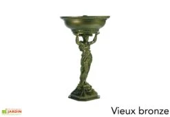 Fontaine De Jardin En Fonte Centrale Circuit Fermé Cariatide -Outils De Jardinage fontaine jardin fonte dommartin cariatide vieux bronze