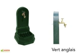 Fontaine De Jardin Murale En Fonte Citadine + Robinet 10 Fontaine De Jardin Murale En Fonte Citadine + Robinet -Outils De Jardinage fontaine jardin fonte dommartin citadine vert anglais