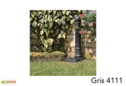Fontaine De Jardin En Fonte Borne Centrale Griffon Avec Vasque -Outils De Jardinage fontaine jardin fonte dommartin griffon gris 4111