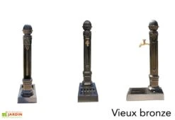 Fontaine De Jardin En Fonte Borne Centrale Griffon Avec Vasque -Outils De Jardinage fontaine jardin fonte dommartin griffon vieux bronze