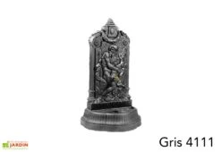 Fontaine De Jardin Murale En Fonte Neptune + Robinet Colvert -Outils De Jardinage fontaine jardin fonte dommartin neptune gris 4111