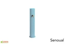 Fontaine De Jardin En Fonte Borne Centrale Pixel -Outils De Jardinage fontaine jardin fonte dommartin pixel bleu senoual