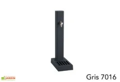 Fontaine De Jardin En Fonte Borne Pixel Avec Vasque -Outils De Jardinage fontaine jardin fonte dommartin pixel vasque gris 7016