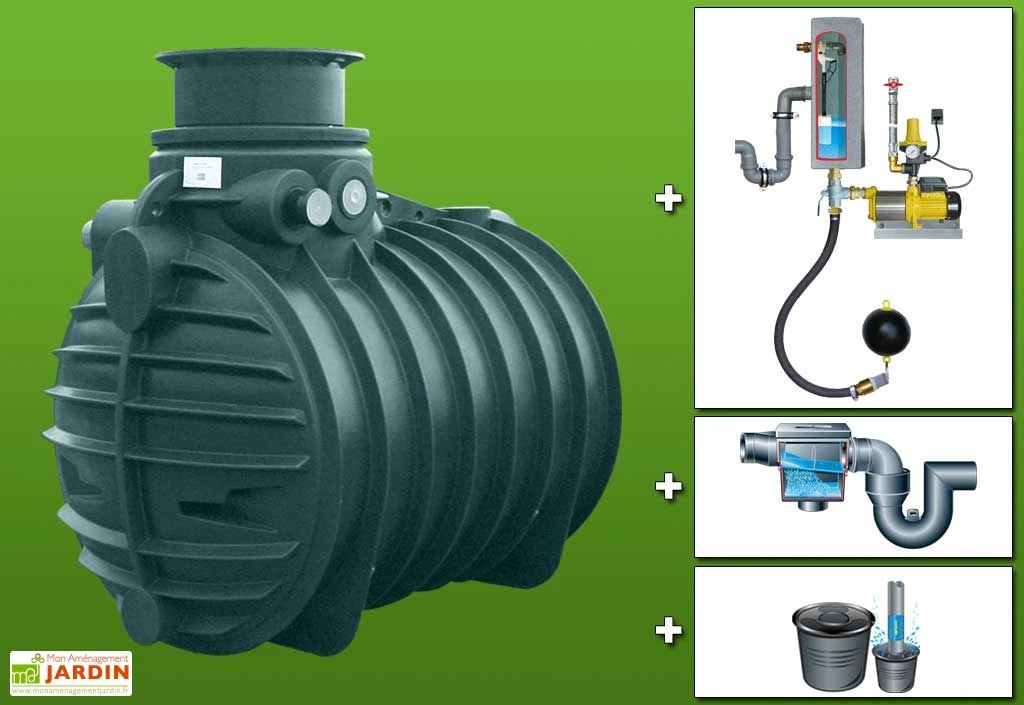 Cuve Recuperateur Eau Clever M 3400 L 8 Cuve Recuperateur Eau Clever M 3400 L – Image 6