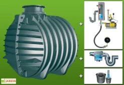 Cuve Recuperateur Eau Clever M 6000 L -Outils De Jardinage g0001369 01